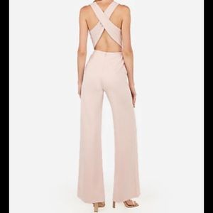 NWT Express Open Back Wide Leg Jumpsuit - Sz XXS